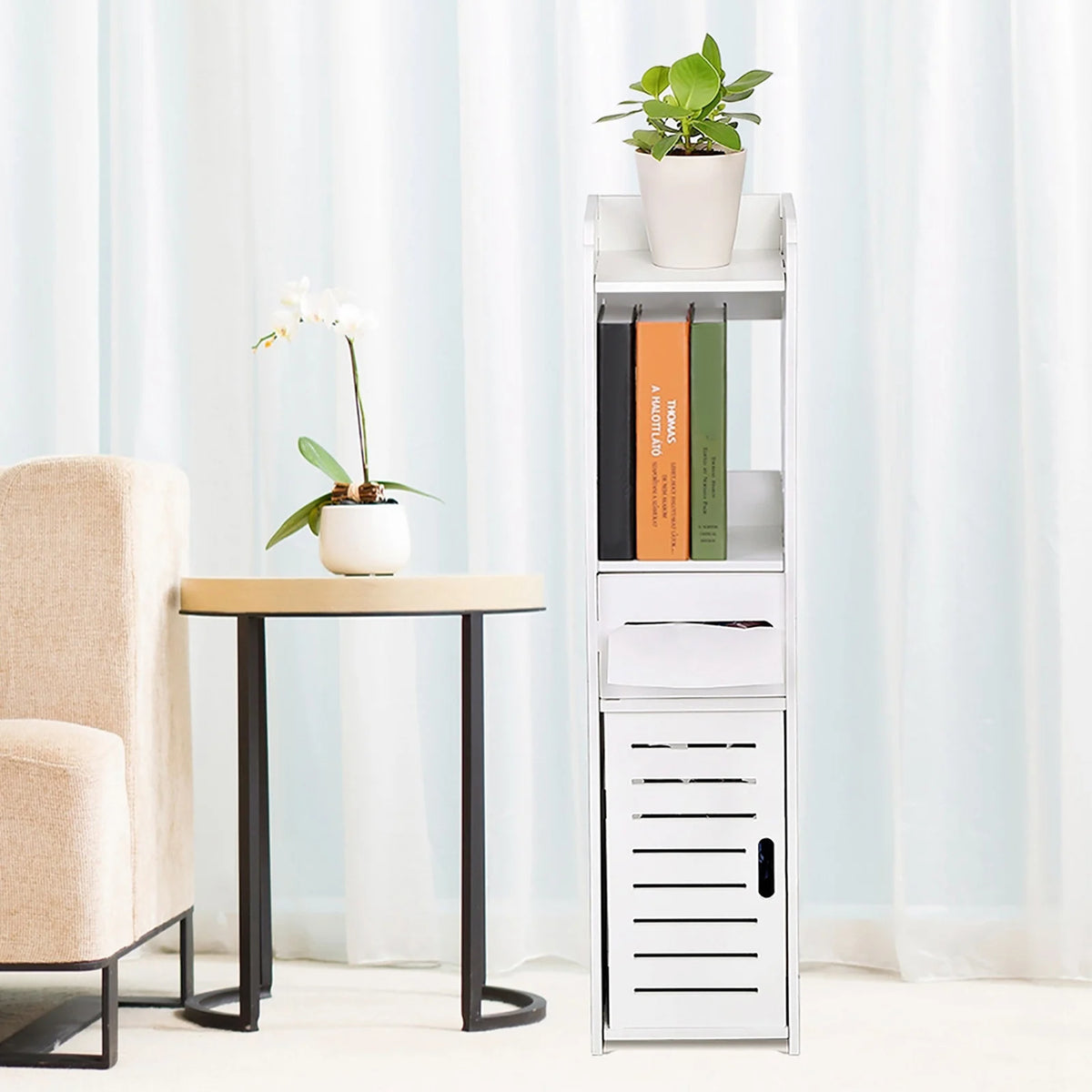 Bathroom Cabinet Toilet Cabinet Wooden Bathroom Cabinet White Wooden Bathroom Cabinet Toilet Storage Shelf Space Saver Organizer