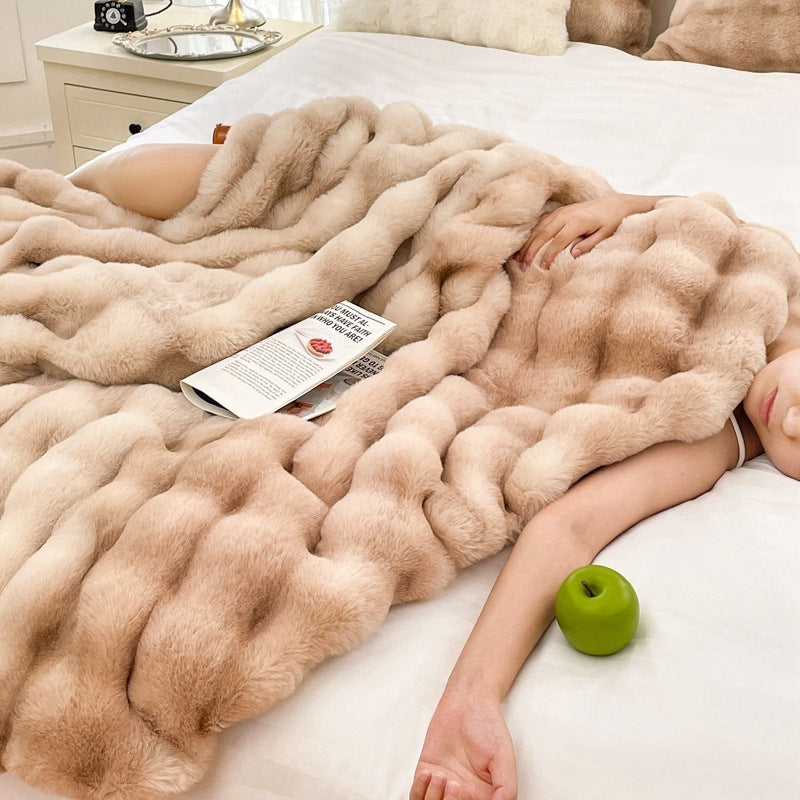 Premium Rabbit Velvet Blanket – Warmth Meets Luxury